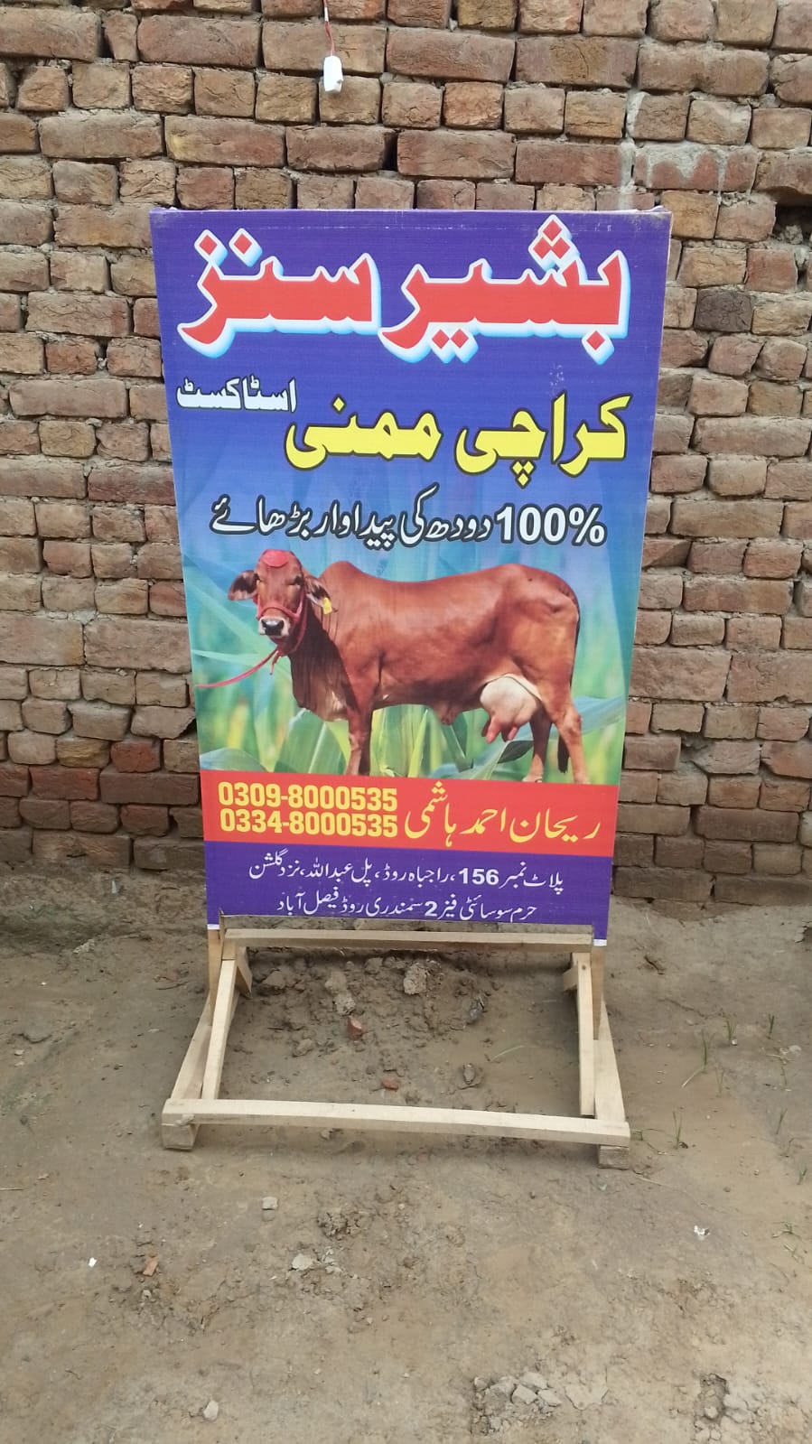 بشیر سنز آفیشل اسٹینڈی بورڈ